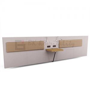 Double Queen Headboard With Attached Nightstands (Bloom/Revive)