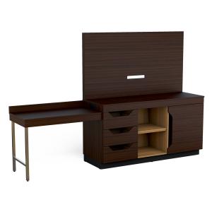 Hotel commercial guestroom funiture hampton inn STREAMLINE UNIT,cabinet,desk, TV panel