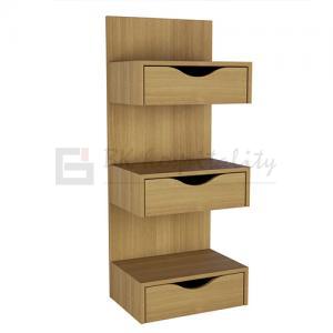 Wood Shelving With 3 Drawers (Bloom/Revive) Wood Shelving With 3 Drawers (Bloom/Revive)
